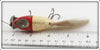 Creek Chub White Red Head Dinger 5602