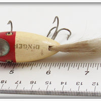 Creek Chub White Red Head Dinger 5602