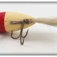 Creek Chub White Red Head Dinger 5602