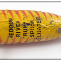 Heddon Uncatalogued Golden Shiner with Red Shore Floating River Runt