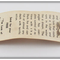 Lazy Ike Metallic Green Head Sail Shark In Box 200 MG