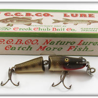 Vintage Creek Chub Pikie Scale Jointed Midget Pikie Lure In Box 4200