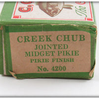 Creek Chub Pikie Scale Jointed Midget Pikie In Box 4200