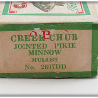 Creek Chub Mullet Deep Diving Jointed Pikie Empty End Label Box