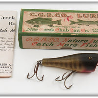 Vintage Creek Chub Pikie Scale Plunker Lure In Box 3200