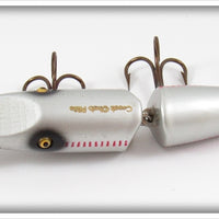 Creek Chub Special Order Silver With Red Lines Jointed Pikie In Box 2600DD FS