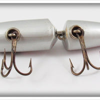 Creek Chub Special Order Silver With Red Lines Jointed Pikie In Box 2600DD FS