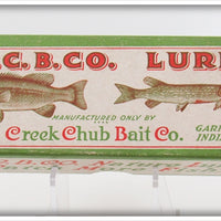 ToughLures.com Vintage Creek Chub River Peeler Crawdad Empty End Label Box 316