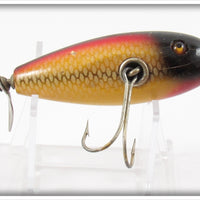 Vintage Creek Chub White Scale Baby Injured Minnow Lure 1625