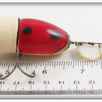 Creek Chub White & Red Beetle 3852