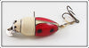 Creek Chub White & Red Beetle 3852