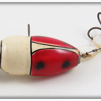 Creek Chub White & Red Beetle 3852