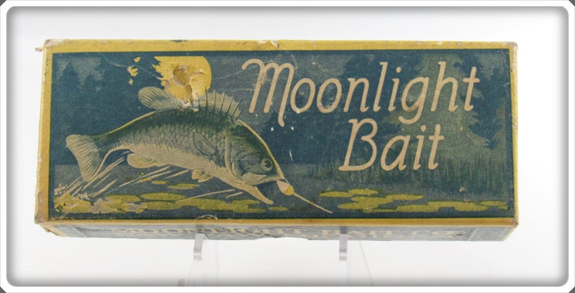 Vintage Moonlight Pearl Or Rainbow Bass Seeker Empty Lure Box 2605