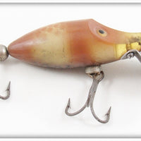 Vintage Heddon Fish Flash Silverfish Brown Tiny Runt Lure 350 SFBR