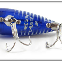 Heddon Cobalt Blue & White Shore Minnow Chugger Jr 9520 XBLW