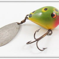 Vintage Johnny Horton Cane River Bait Co Frog Ole Fireball Lure