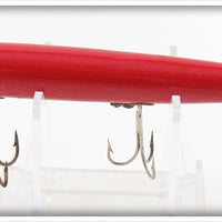 Vintage Heddon Solid Red Torpedo 134 Lure