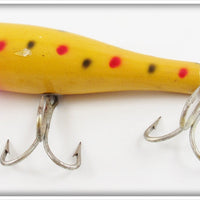 Creek Chub Yellow Spotted Husky Plunker 5814 Special Lure