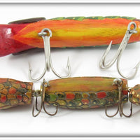Unique Folk Art Style Lure Pair