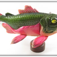 Melosh One Of A Kind Three Eyed Alien Fish Decoy On Stand
