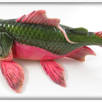 Melosh One Of A Kind Three Eyed Alien Fish Decoy On Stand