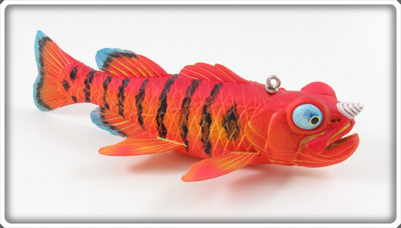 Melosh One Of A Kind Tangerine Horned Fish From The Planet Anchovia
