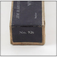 Jim Harvey Weighted Finned Minnow Empty Box