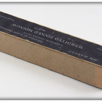 Jim Harvey Weighted Finned Minnow Empty Box