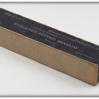 Jim Harvey Weighted Finned Minnow Empty Box