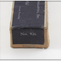 Jim Harvey Weighted Finned Minnow Empty Box