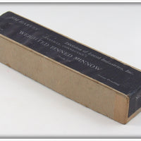Jim Harvey Weighted Finned Minnow Empty Box