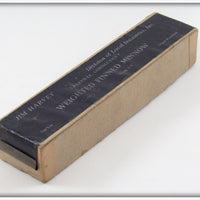 Jim Harvey Weighted Finned Minnow Empty Box