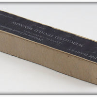 Jim Harvey Weighted Finned Minnow Empty Box