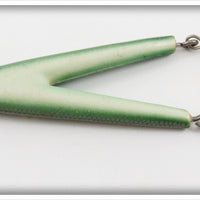 Hollifield Lure Company Green & Gold Scale Vee-Lure AKA Weber Split Tail