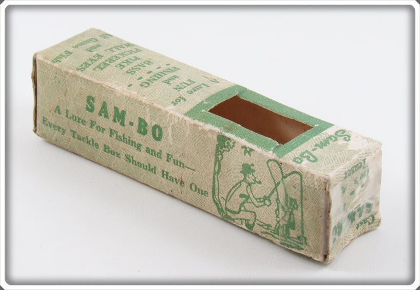 Vintage Novelty Lure Co. Sam-Bo Lure With Dealer Box For Sale