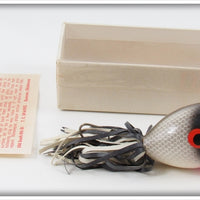 Vintage T. E. Sparks Grey Scale The Squid Lure In Box