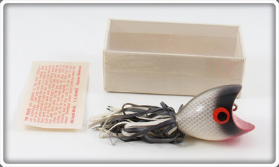 Vintage T. E. Sparks Grey Scale The Squid Lure In Box