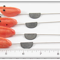 Martin Bait Co Pink Swirl Martin Shrimp Head Lot