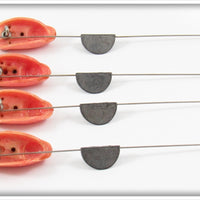 Martin Bait Co Pink Swirl Martin Shrimp Head Lot