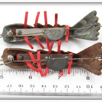 Martin Bait Co Grey Swirl & Brown Swirl Martin Shrimp Pair