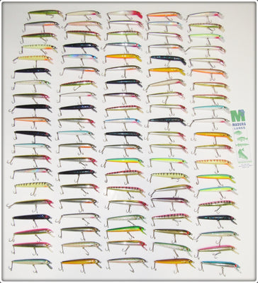 *** USA ONLY *** Big Lot 100 Madura Fishing Lures Floating Minnows Discontinued Pennsylvania Made