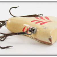 Howe's Red & White Vacuum Bass Bait In Tin