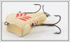 Howe's Red & White Vacuum Bass Bait In Tin