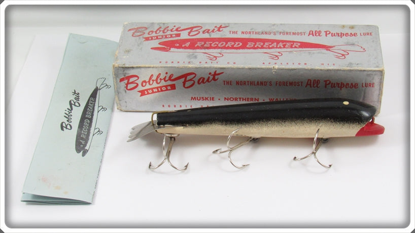 Vintage Bobbie Bait Co River Chub Bobbie Bait Junior Lure In Box