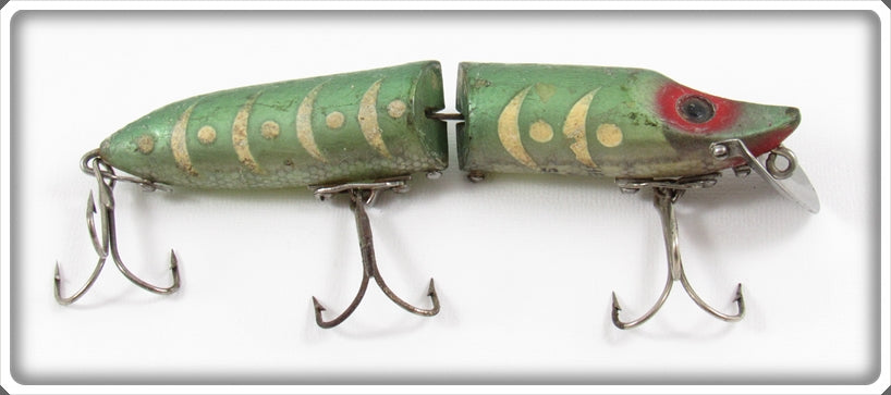 Vintage Heddon Glow Worm Jointed Vamp Spook Lure