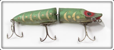 Vintage Heddon Glow Worm Jointed Vamp Spook Lure