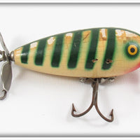 Vintage Eger White With Green Stripes Dillinger Lure