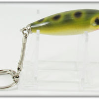 Vintage Poe's Frog Nervous Miracle Keychain Lure