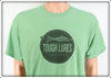 Black Tough Lures Logo Leafy Green T-Shirt