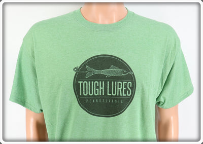 Black Tough Lures Logo Leafy Green T-Shirt